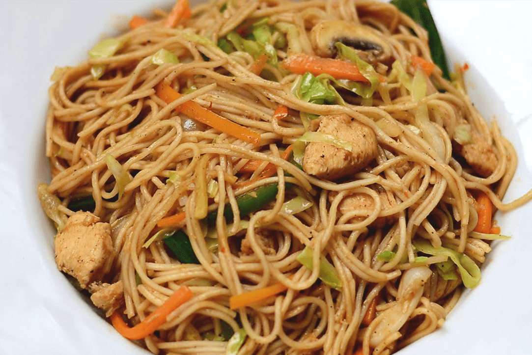 You are currently viewing Fried Noodles w/ Chicken or Pork (Flat Noodles)