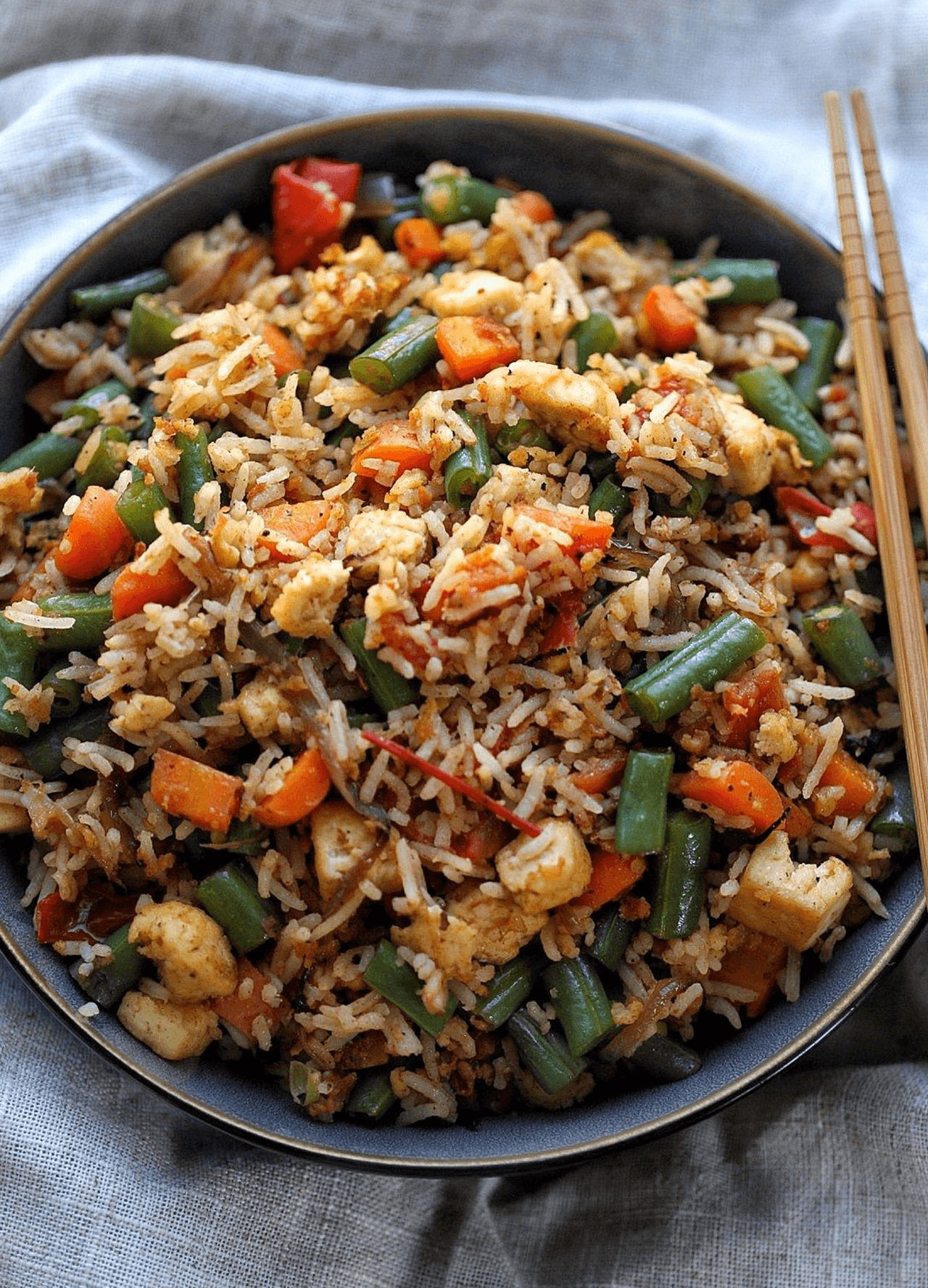 You are currently viewing Fried Rice Vegetables w/ Chicken or Pork